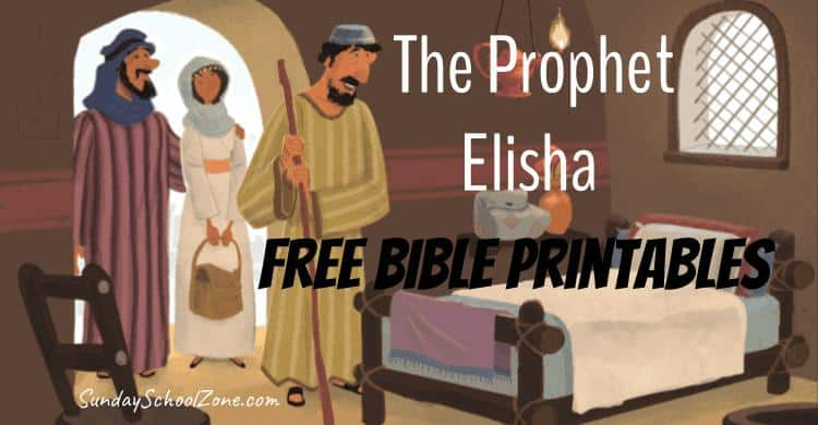 Free Printable Elisha Bible Activities On Sunday School Zone