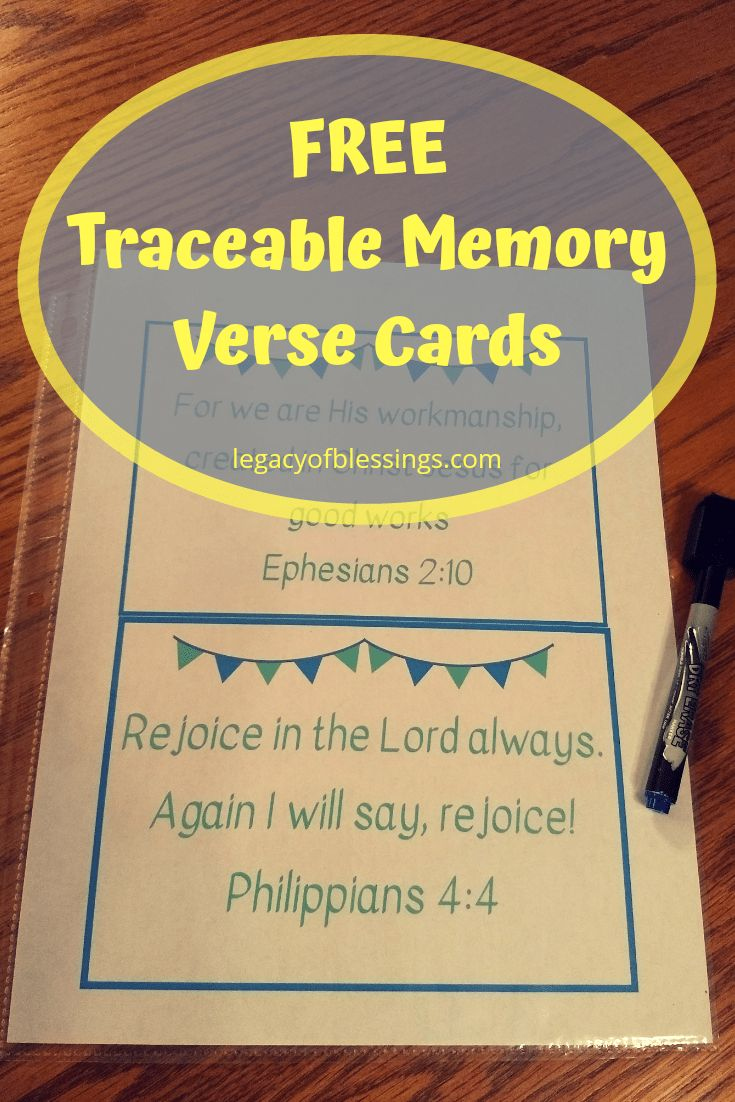 Free Printable Memory Verse Cards And How We Use Them In Homeschooling 