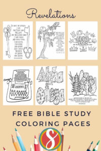Free Revelation Scripture Coloring Pages Stevie Doodles Free