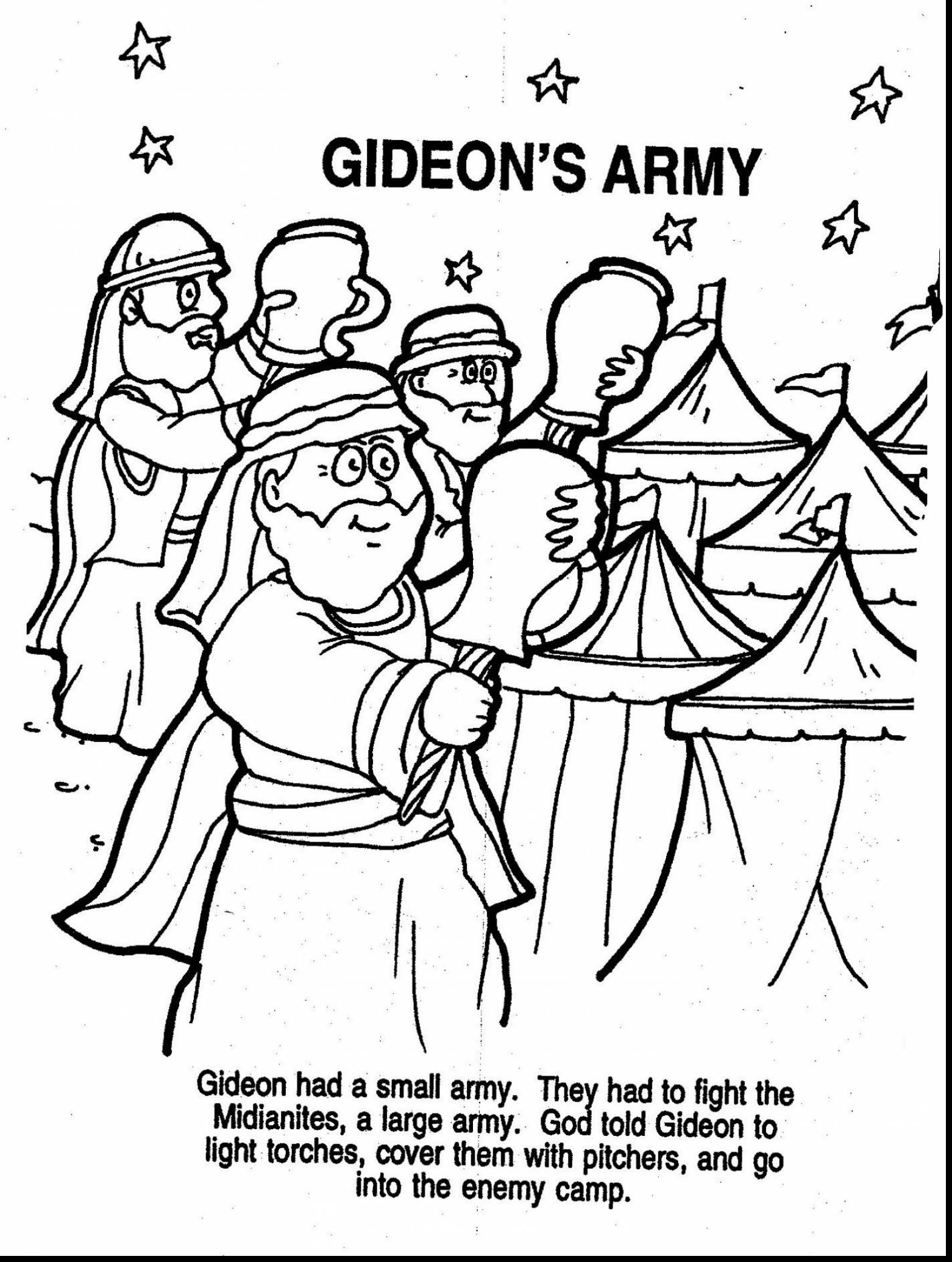 Gideon Bible Coloring Pages At GetColorings Free Printable 