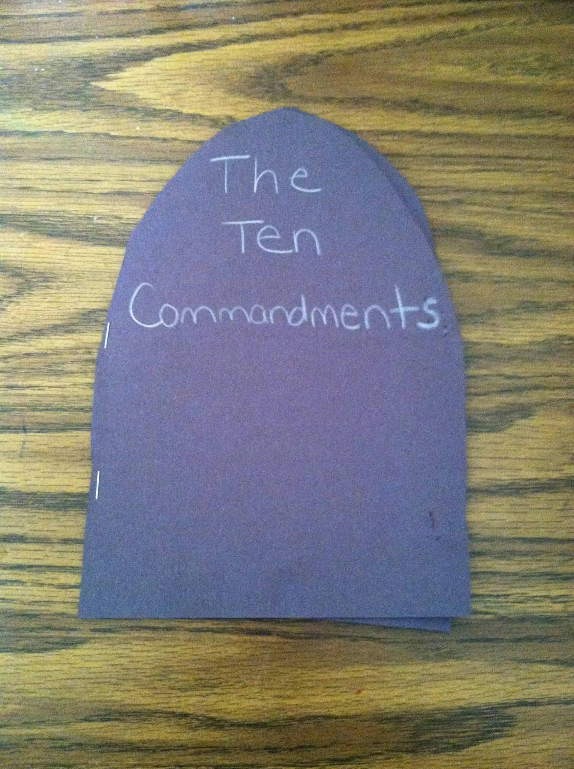 God Gave Moses The Ten Commandments Bible Craft Children 39 s Bible 