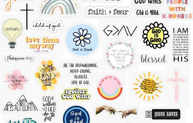 God Is Good Stickers In 2020 Faith Stickers Christian Stickers