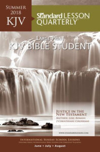 KJV Adult Bible Student Large Print Standard Lesson Quarterly Summer
