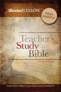 KJV Standard Lesson Study Bible Retailer Sample By Standard Publishing