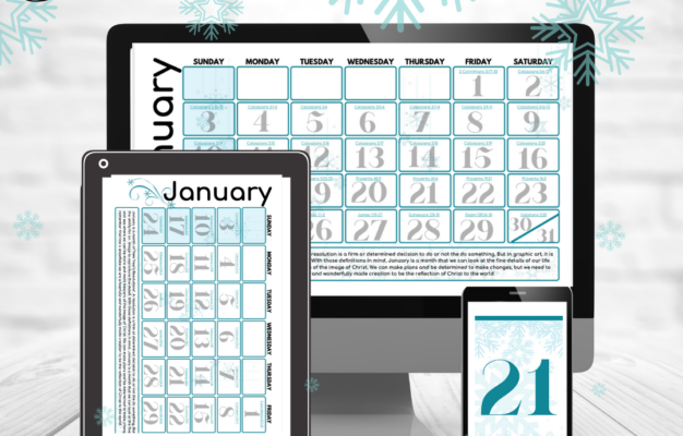 Monthly Bible Verse Calendar Daily Verse Reading Printables And