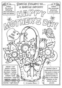 Mother s Day Activity Mothers Day Coloring Pages Mother 39 s Day