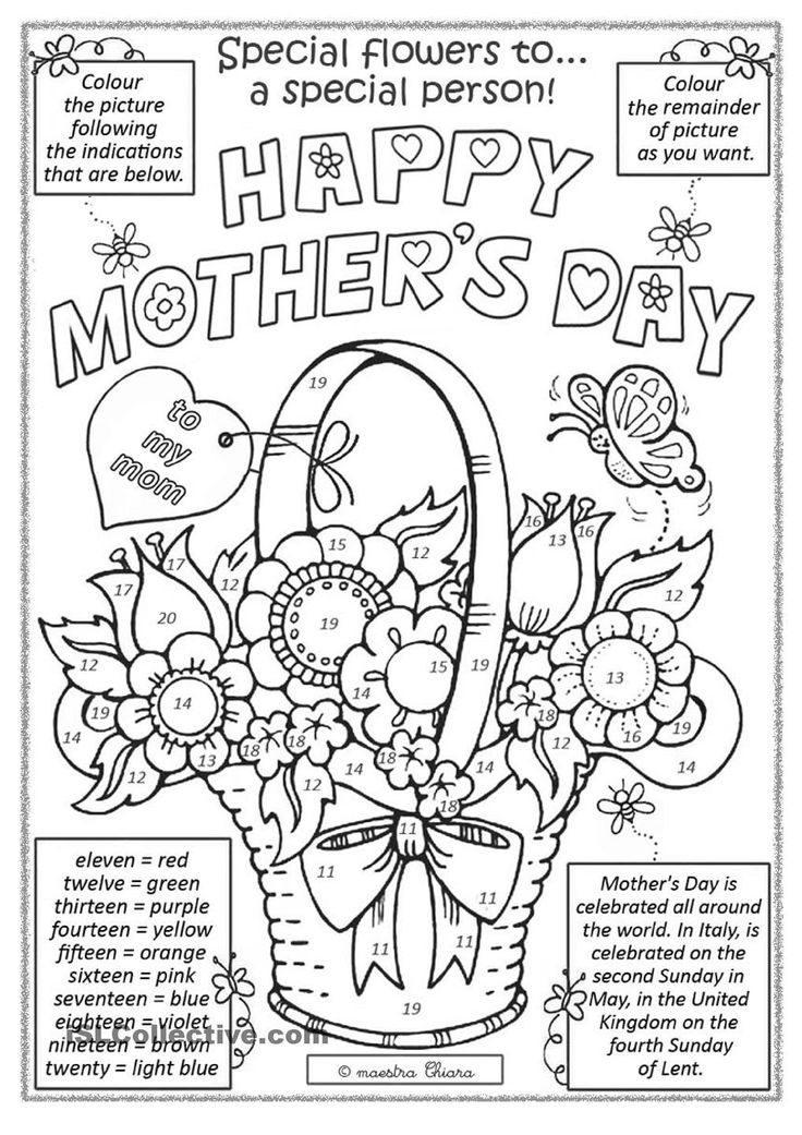 Mother s Day Activity Mothers Day Coloring Pages Mother 39 s Day 