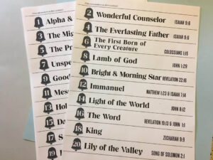Names Of Jesus Advent Chain Free Printable Names Of Jesus Jesus