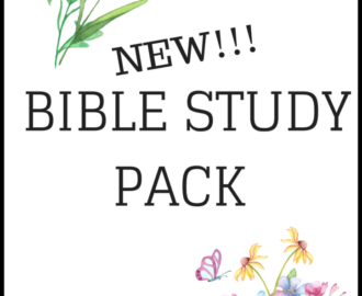 NEW Bible Study Printable Pack FREE Sarah E Frazer