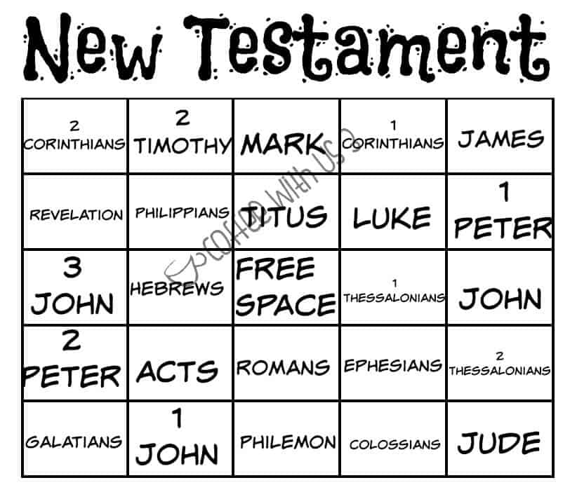New Testament Bingo Coffee With Us 3