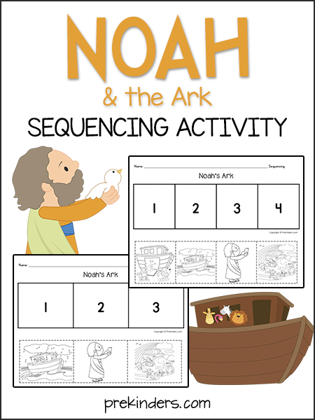 Noah 39 s Ark Sequencing Activity PreKinders