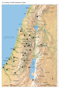 Old Testament Map Map Of Old Testament Israel
