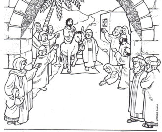 Palm Sunday Coloring Pages For Preschoolers At GetColorings Free