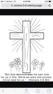 Pin By Karen Owens On Bible Cross Coloring Page Christian Coloring