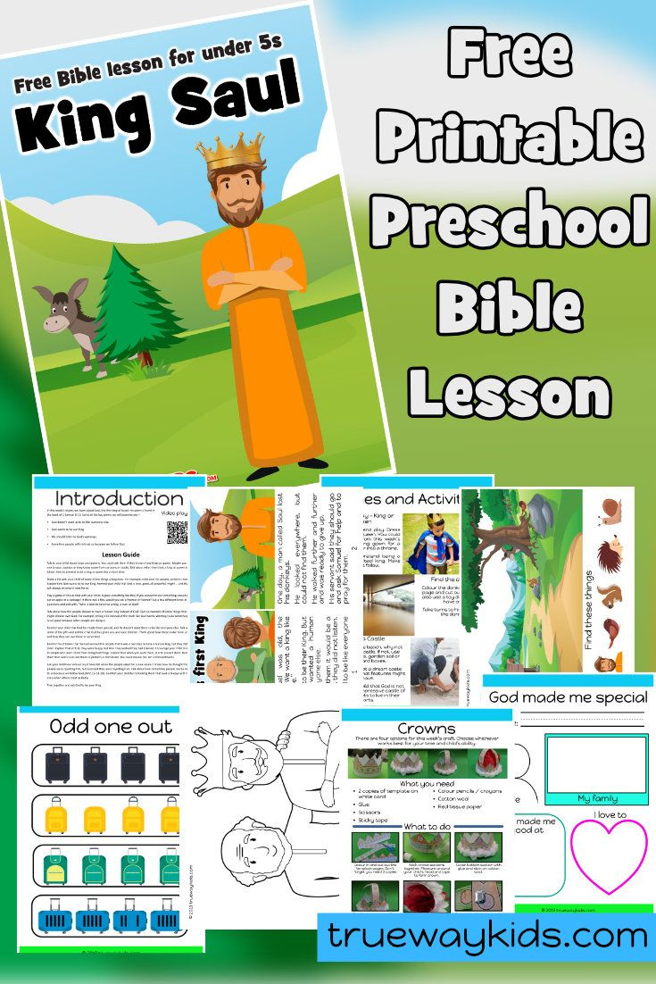 Pin On King Saul Bible Lesson For Kids