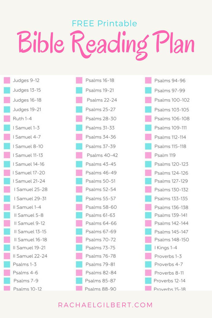 Playful Read The Bible In One Year Plan Printable Clifton Blog