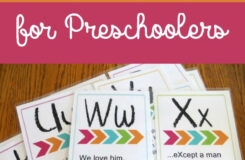 Printable ABC Memory Verses For Preschoolers