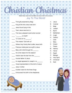 Printable Christian Christmas Christian Christmas Christmas Games