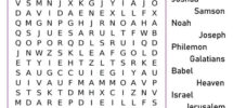 Printable Christian Word Search Cool2bKids