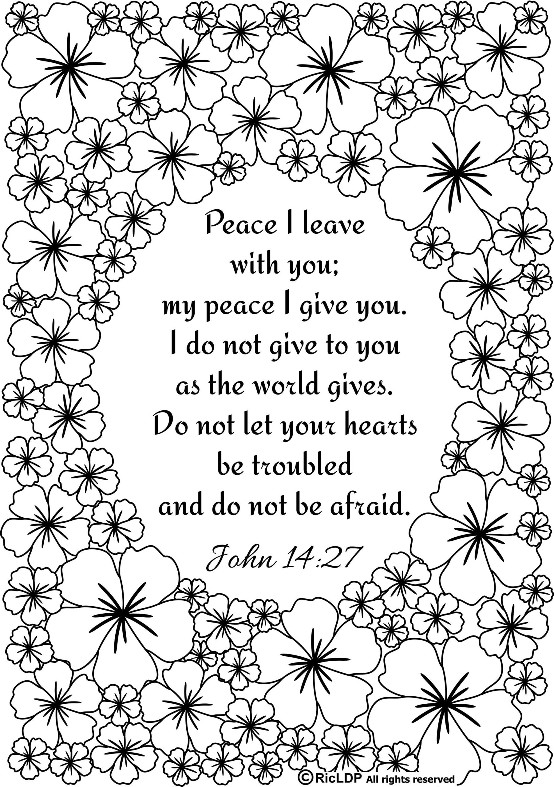 Printable Coloring Pages For Adults Bible Verses Coloring Pages 
