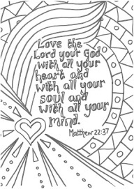 Printable Prayers To Color With The Kids Bible Verse Coloring Page 