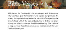 Thanksgiving Bible Verses Printable Download Free