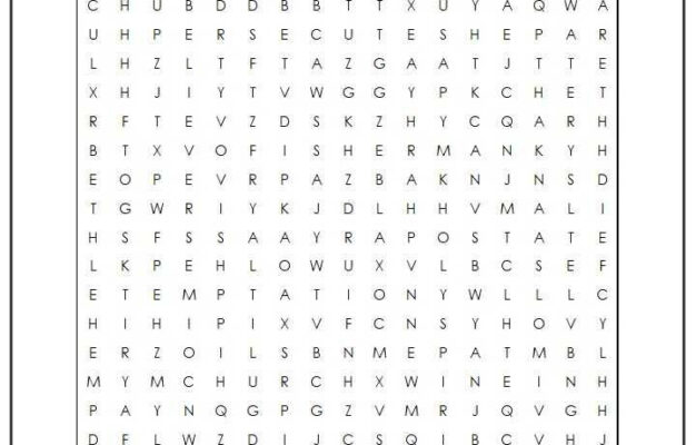 The Holy Bible Word Search Bible Word Searches Bible Words Word