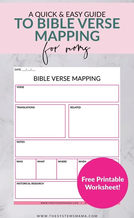 The Ultimate Guide To Bible Verse Mapping The Systems Mama Video 