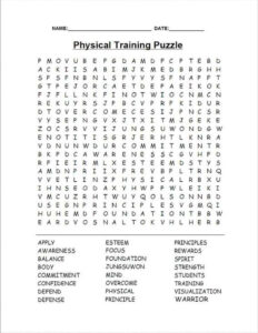 Training Printable Word Search For Adults Word Find Word Puzzles