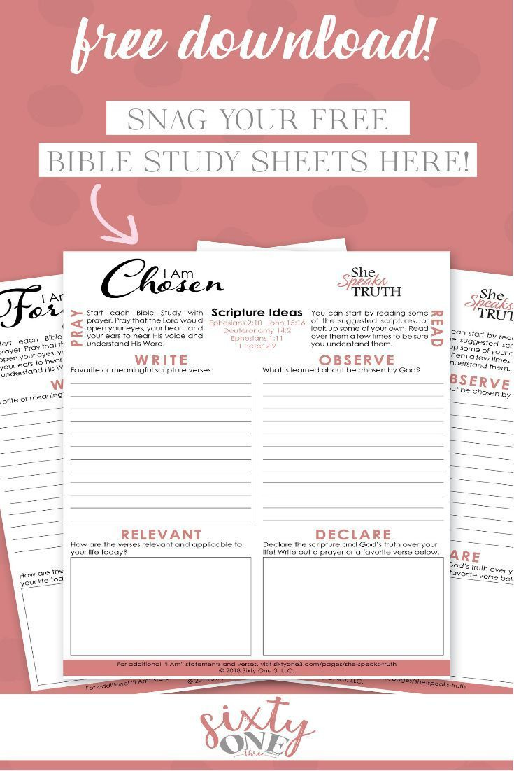 Use These 10 FREE Bible Study Printables To Dig Deep Into God 39 s Word 