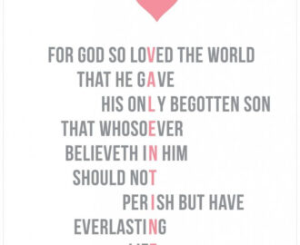 Valentine Printable John 3 16 Love Scriptures For God So Loved The