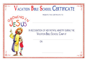 Vbs Certificate Templatesencephalos Encephalos School