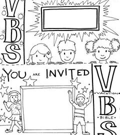 VBS Invitation Flyer Templates Vacation Bible School