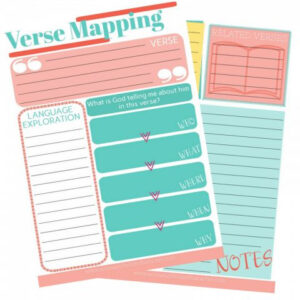 Verse Mapping Worksheets Free Printable Verse Mapping Bible Study