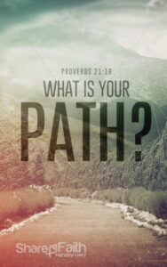 What Is Your Path Christian Bulletin Sermon Bulletin Covers