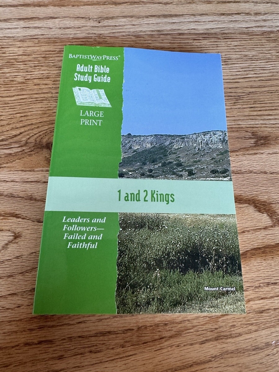 1 AND 2 KINGS ADULT BIBLE STUDY GUIDE LARGE PRINT By Bob Campbell Perry VG 9781934731048 EBay
