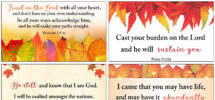 10 Fall Autumn Printable Scripture Cards C1 INSTANT DOWNLOAD Fall Autumn Leaf Illustration Bible Verses Printable Mini Card Art Set Of 10 Etsy