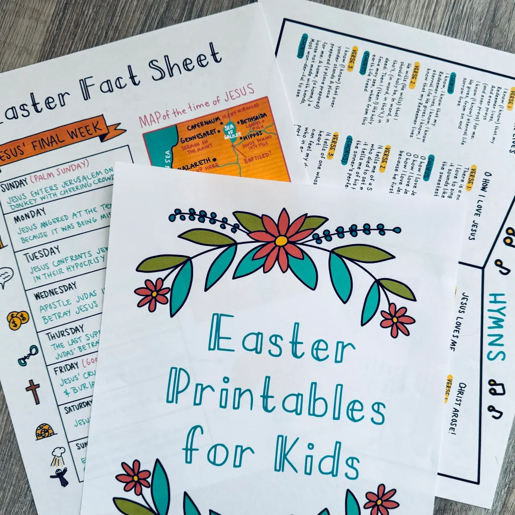 10 Pages Of Simple Bible Based Easter Activities To Print