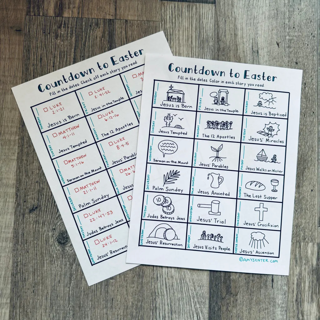 10 Pages Of Simple Bible Based Easter Activities To Print
