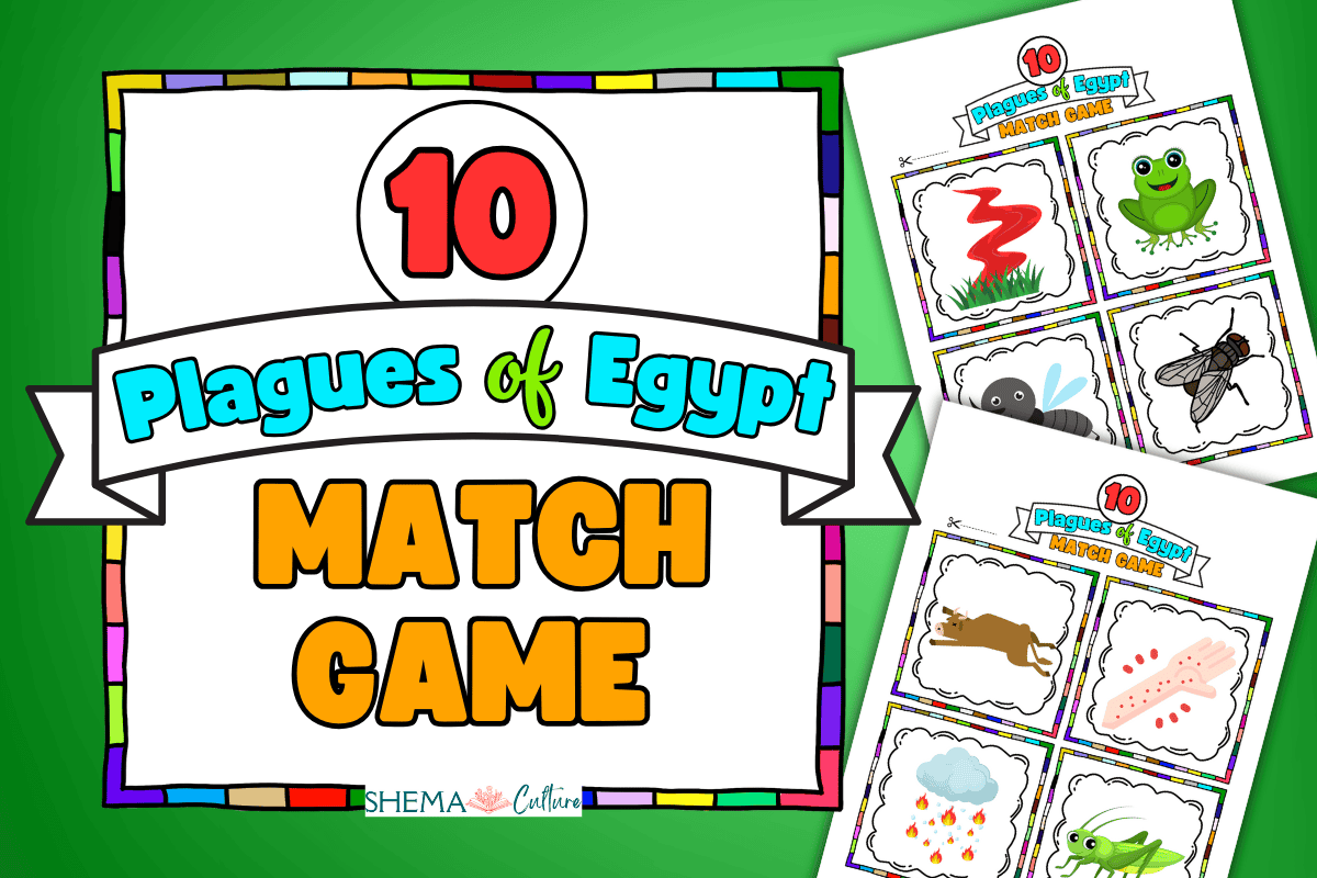10 Plagues Printable Bible Matching Game FREE Activity