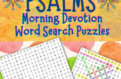 10 Psalms Word Search Puzzle Activity Devotional Word Find Puzzles Psalms Activities King James Bible KJV Evening Scripture Devotion Etsy