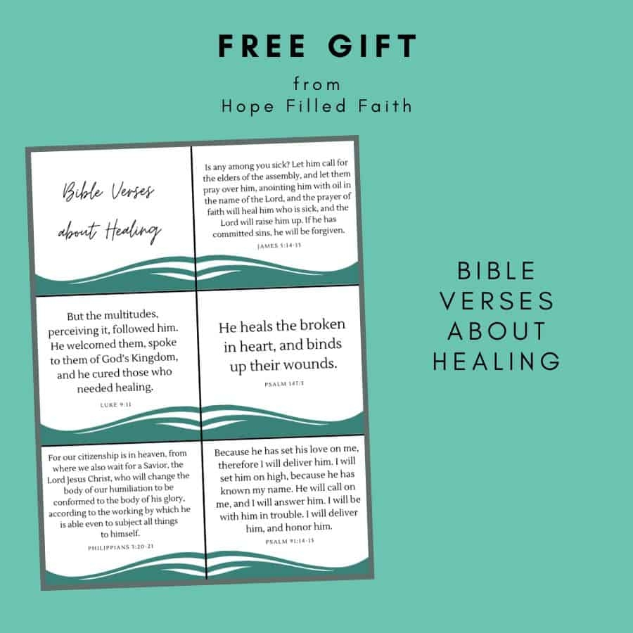 10 Short Bible Verses For Healing And Strength Hope Filled Faith
