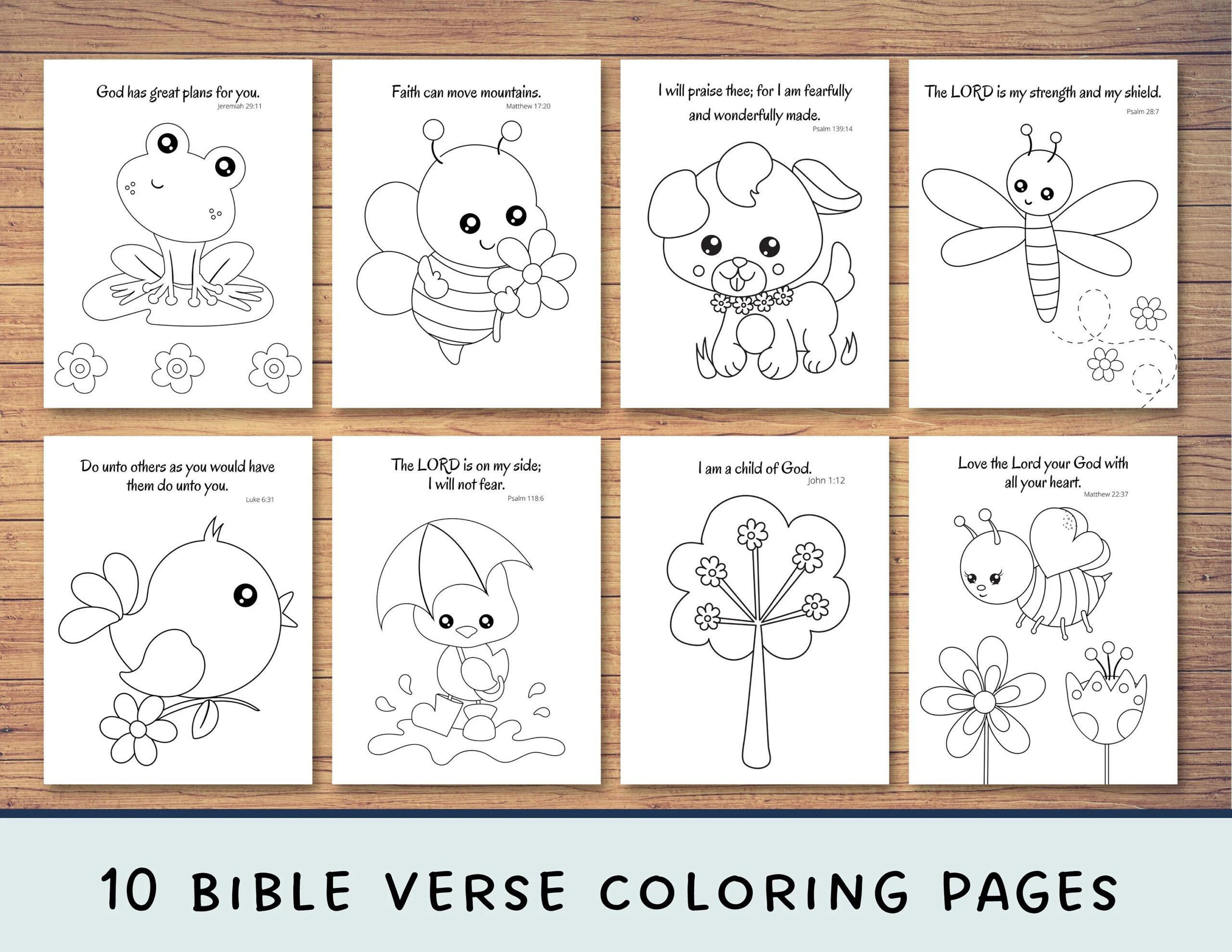 Free Kids Bible Printables