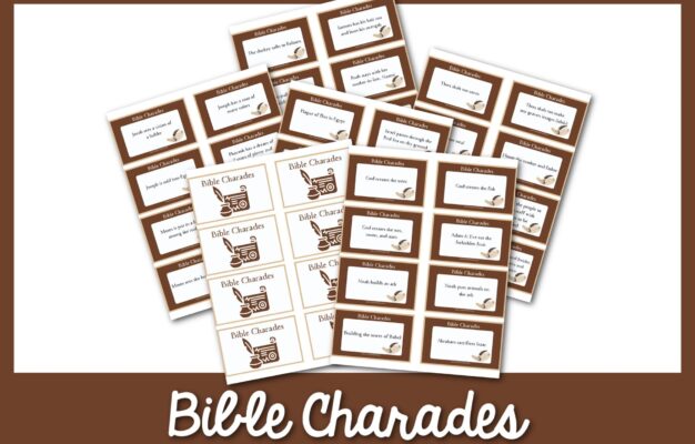 100 Best Bible Charades Printable Cards