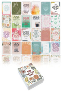 100 bible verse encouragement cards old new testament 100 unique designs by better office products inspiration motivation affirmation card deck 2 5 x 3 5 playing card size walmart