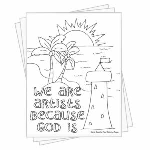 1000 Free Christian Coloring Pages Stevie Doodles