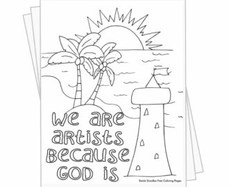 1000 Free Christian Coloring Pages Stevie Doodles