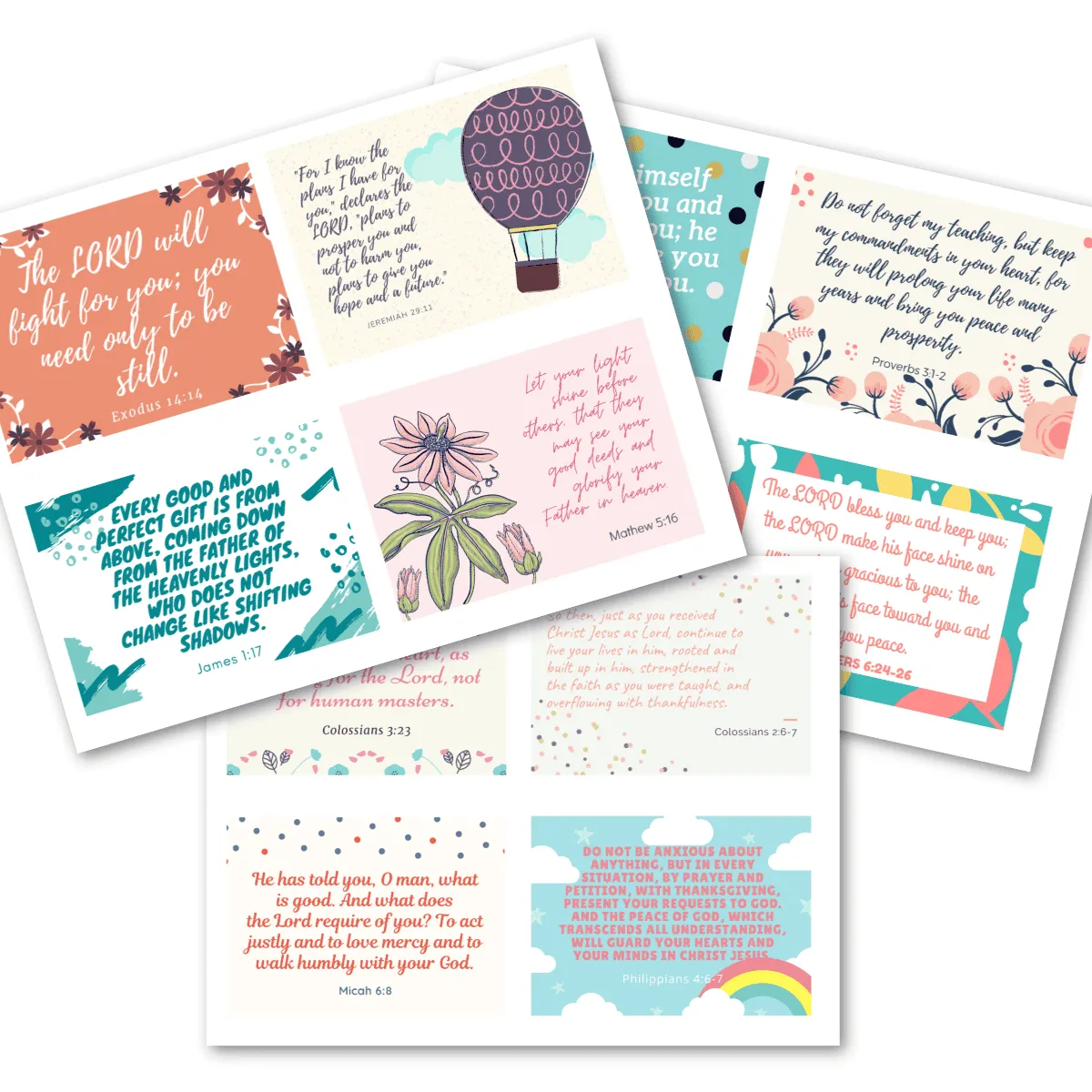 12 Bible Verse Cards For High School Graduation PDF Printable Next Phase Parenting