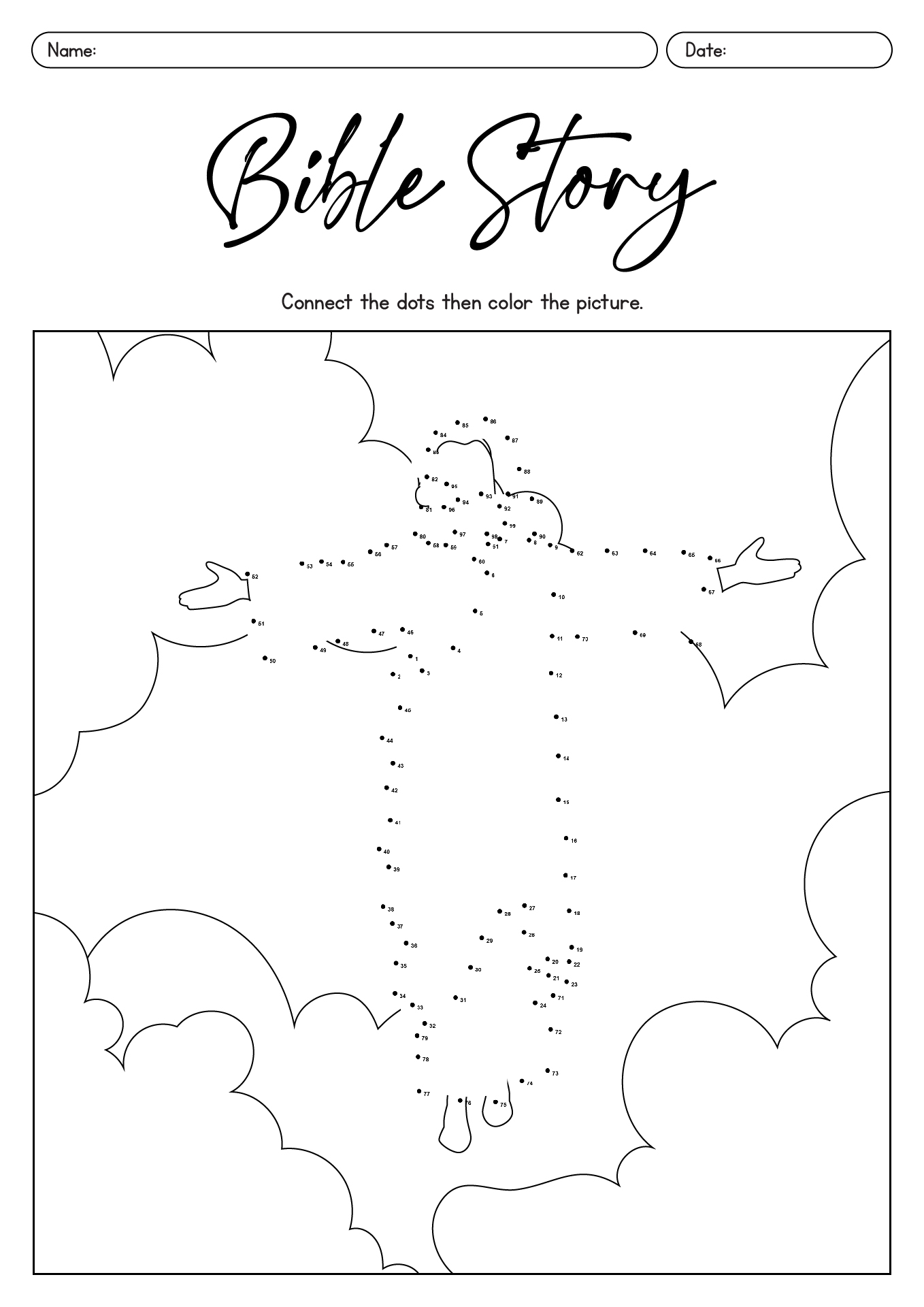 12 Christian Connect The Dots Worksheets Free PDF At Worksheeto