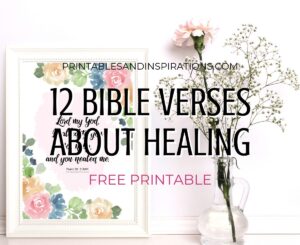 12 free printable bible verses on healing printables and inspirations